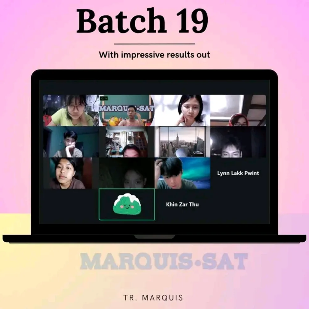 Marquis SAT batch 19 class session