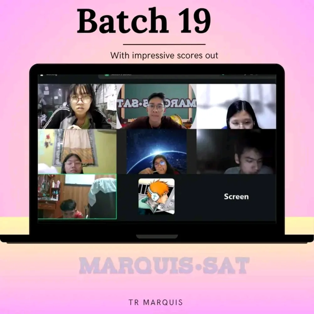 Marquis SAT batch 19 online class